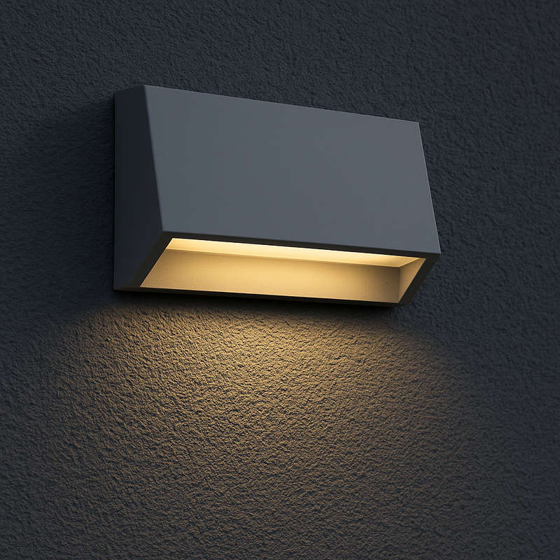 Grey LED Foot Light - Surface Mounted