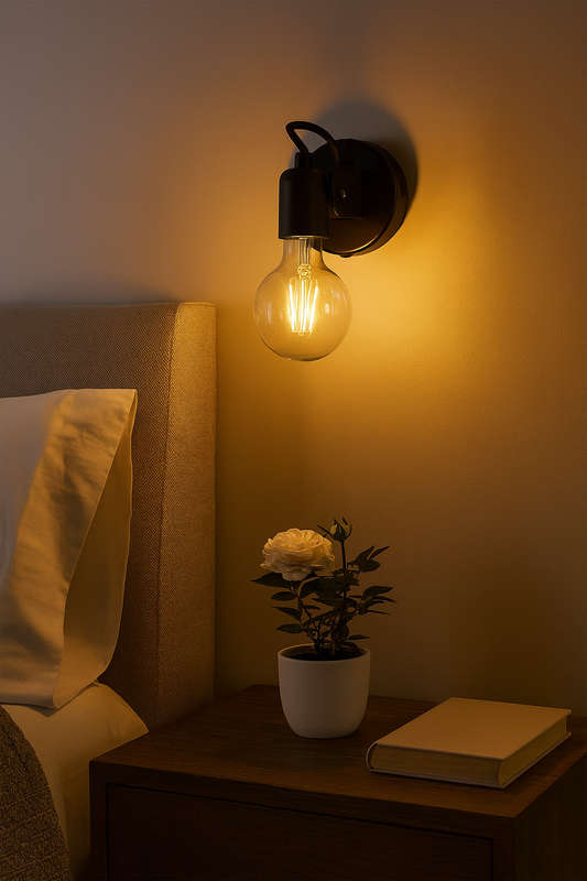 Tirana Wall Light Black