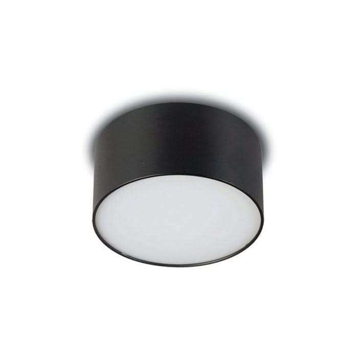 Broadmerston Black LED Ceiling Light - Matte Finish 3000K