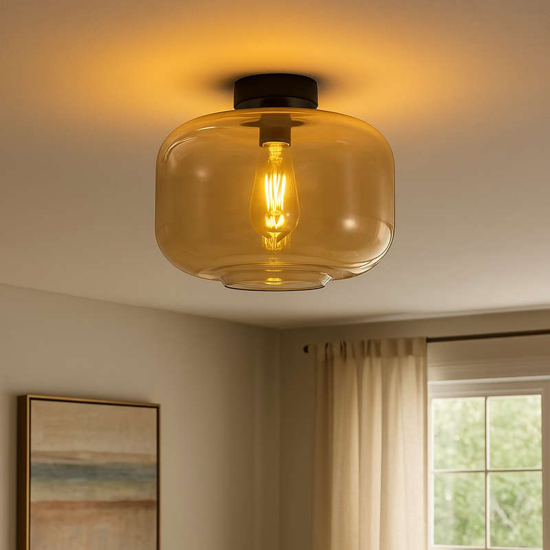 Amber Cake Ceiling Light