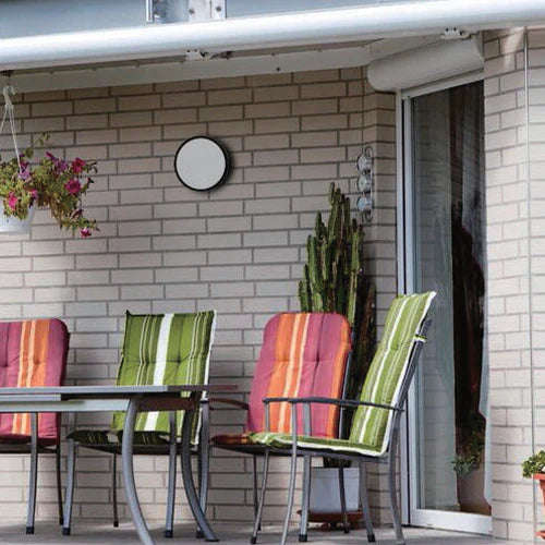 Flo Matt Black LED Exterior Bulkhead