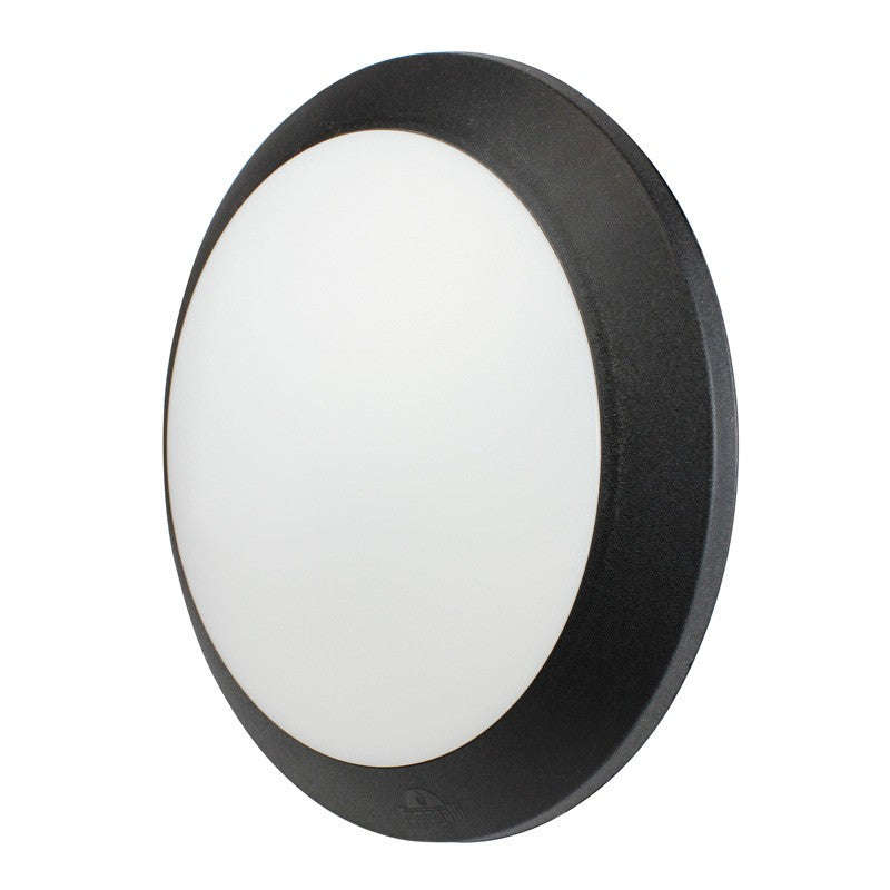 Umberta Black Outdoor LED Wall Light - IP66 Shockproof Resin Body