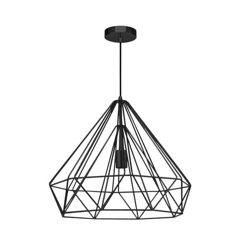 Leonardo Black Wire Pendant Light