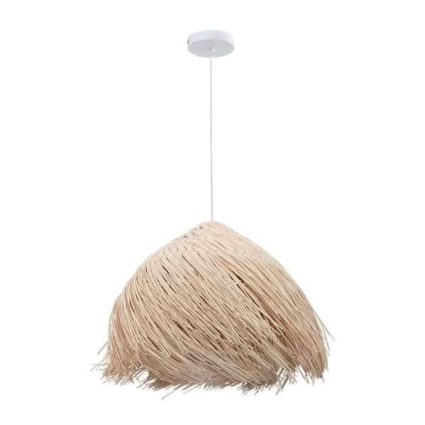 Feather Rattan Pendant Light