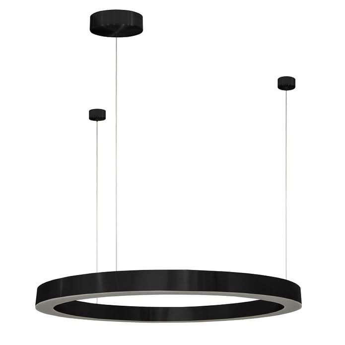 Halo Black LED Pendant
