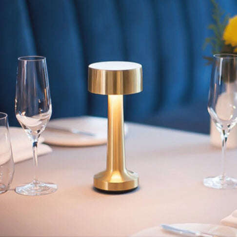 Golden Rechargeable LED Table Lamp