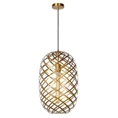 Nest Pendant Gold - Metal Wire Mesh