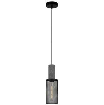 Midnight Long Mesh & Stone Pendant Light