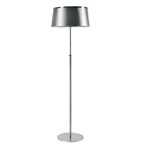Satin Chrome with Silver Shade (Adjustable Height)