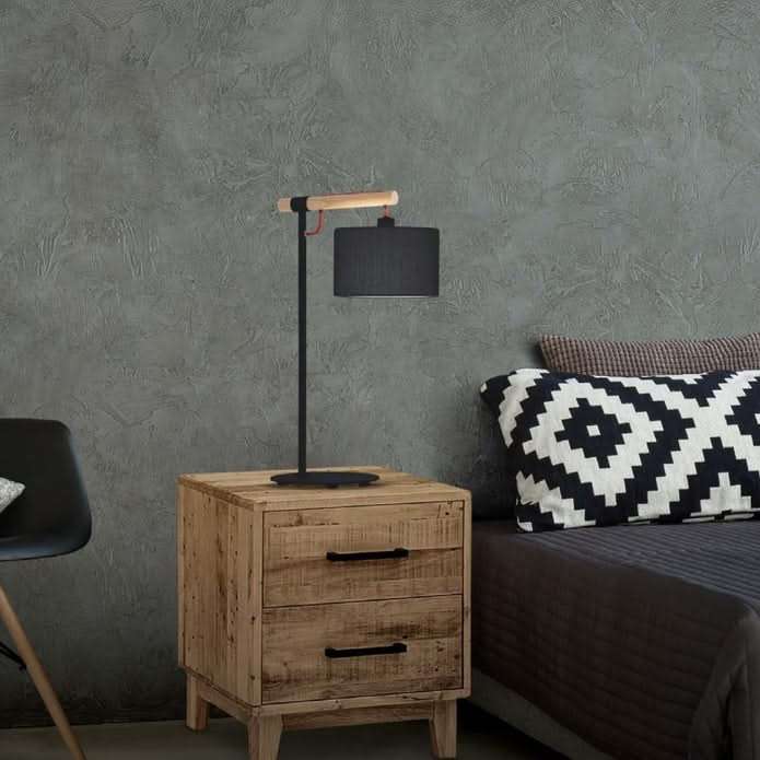 Shawela Black Table Lamp Black (Spazio)