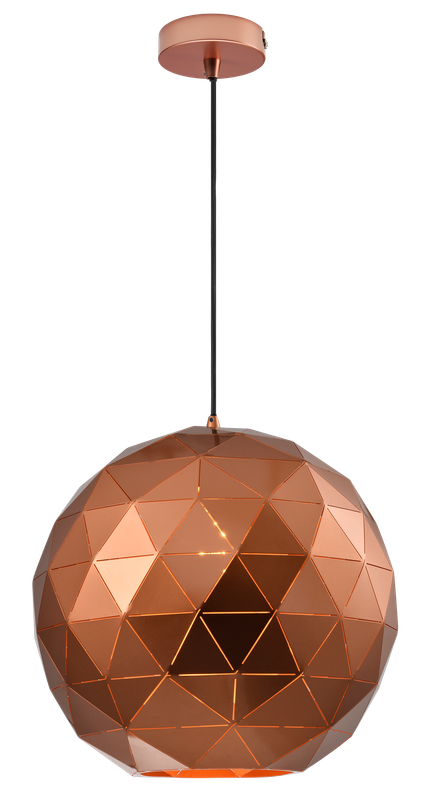 Copper Laser Cut Pendant Light Large