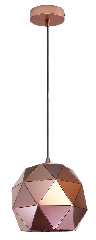 Copper Laser Cut Pendant Light Small