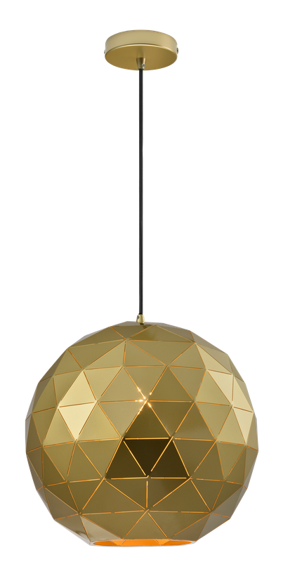 Gold Laser Cut Pendant Light Large