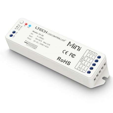 LED Strip Light - F4 RF RGBW Receiver 4x3A