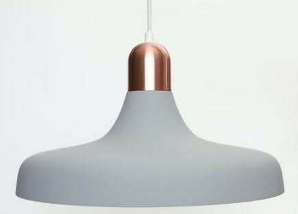 Lathitha Grey & Copper Aluminium Pendant