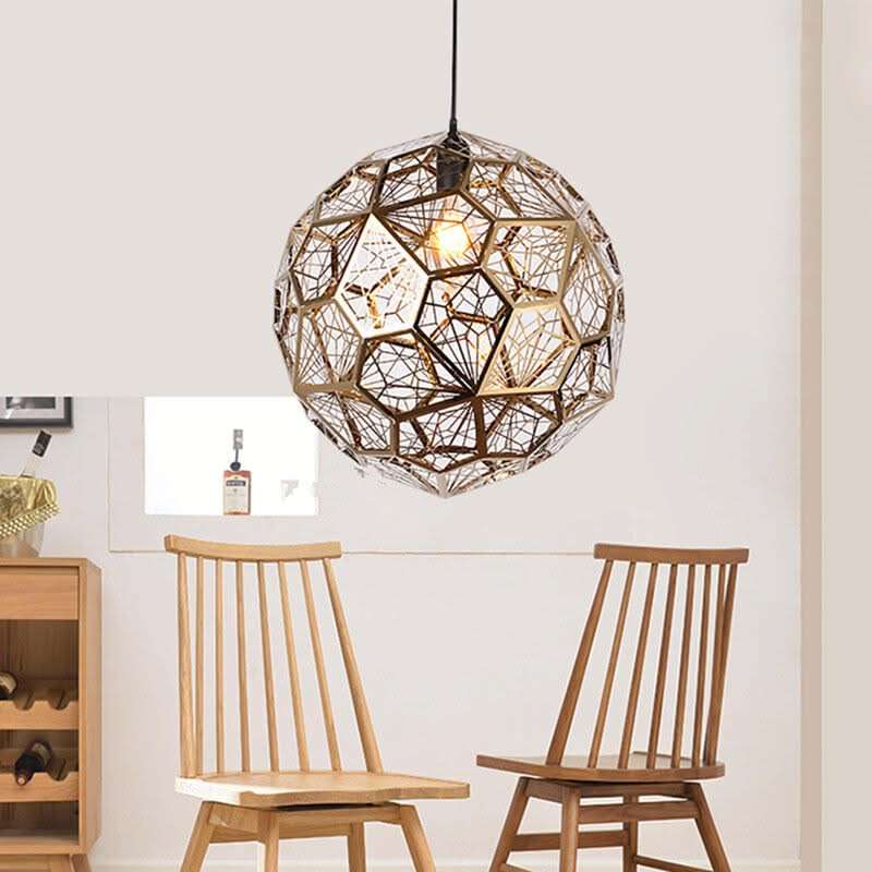 Alberta Geo Copper Pendant Light