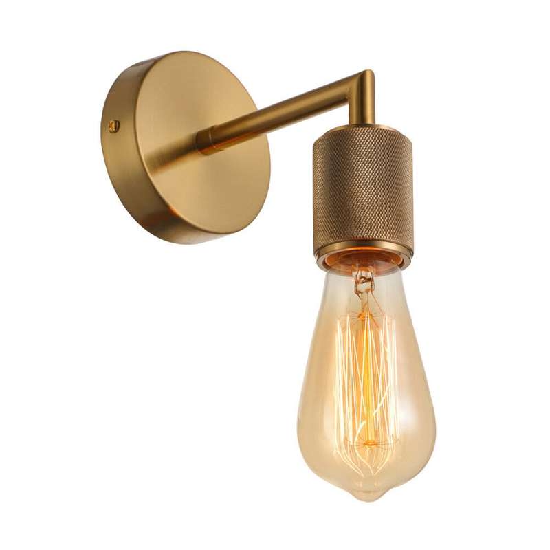Trend Plain Wall Light - Gold