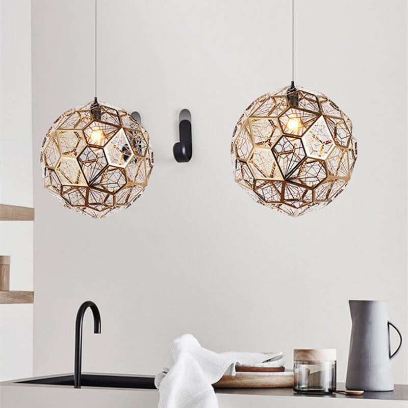 Alberta Geo Copper Pendant Light