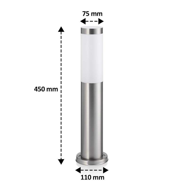450mm Stainless Steel Bollard