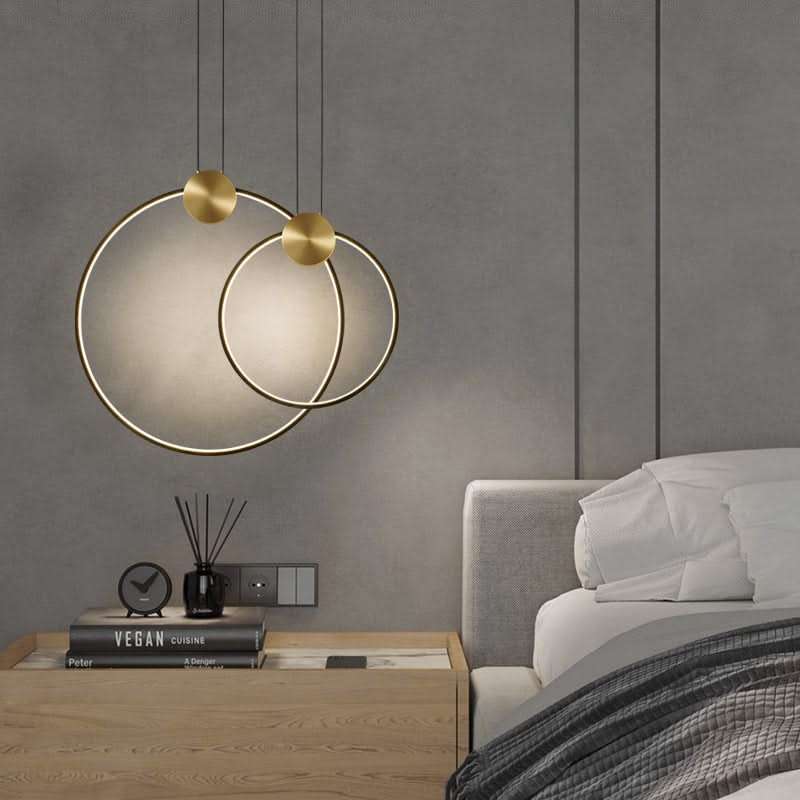 Orbital Gold Pendant Light