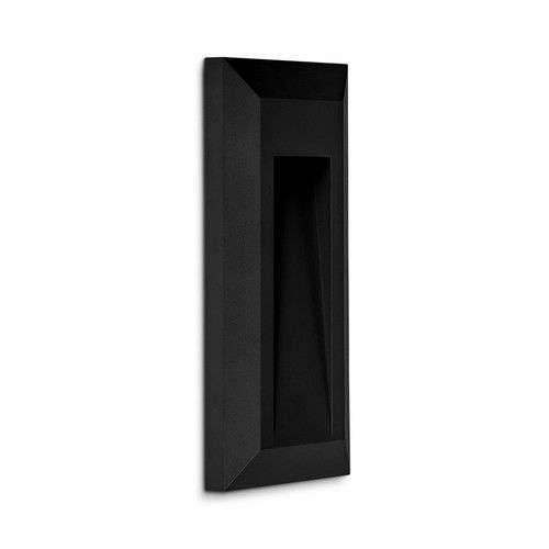 Spazio Black LED Outdoor Wall Light CTC IP65