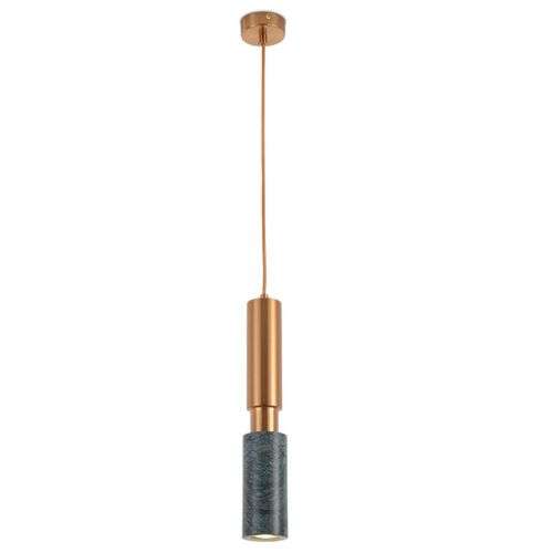 Swag Green/Gold Marble Pendant Light