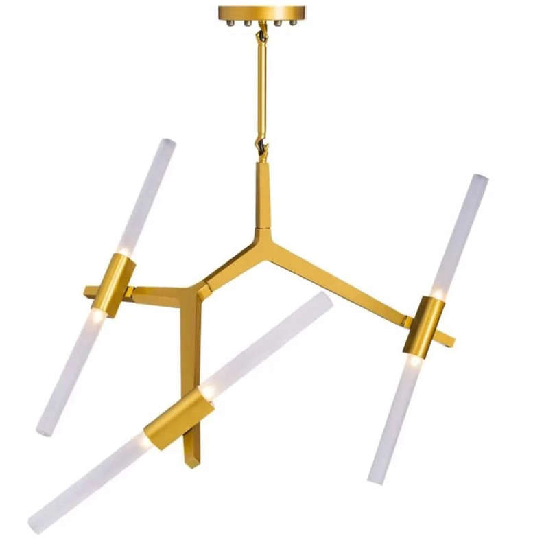Saber 6 Gold Pendant Light