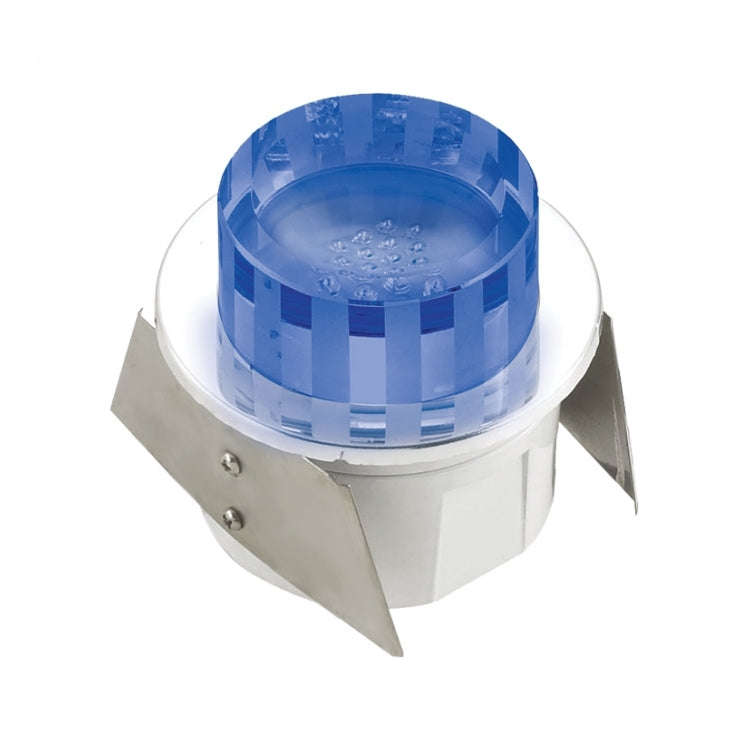 Round Blue LED Light - Semi Recessed IP54