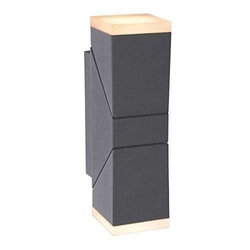 Modern Outdoor LED Wall Light - Up / Down 2 x 6.5W