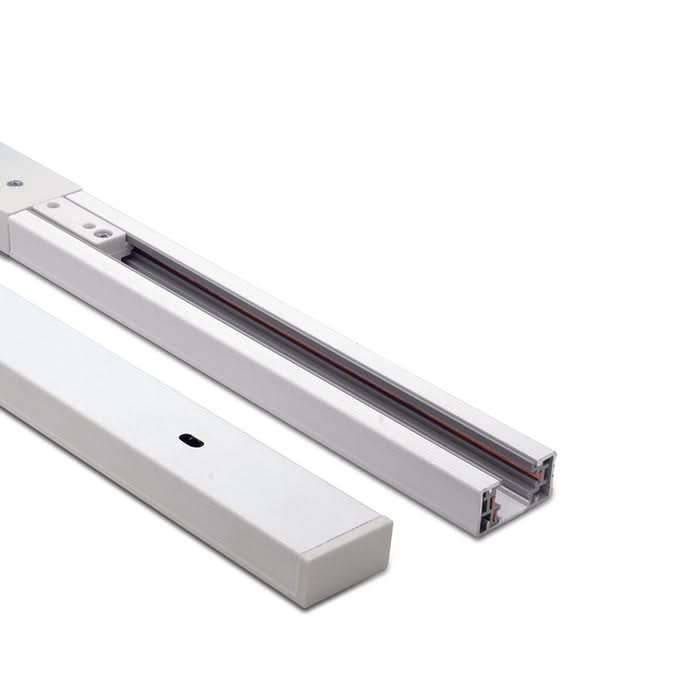 White 2 Meter 3-Wire Track