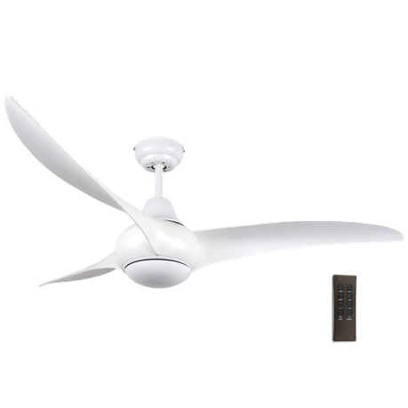 Ceiling Fan with Remote - White