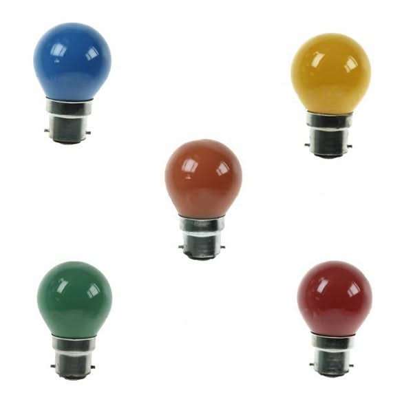 1W LED Golf Ball - Mixed Colour 5 Pack