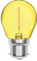 LED Bulb - 1W Transparent Filament Golf Ball (2 Pack)