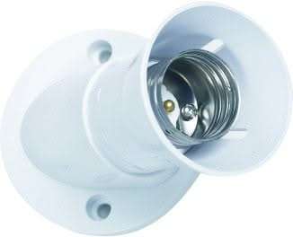 Angled Lamp Holder - E27 / B22