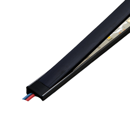 LED Extrusion - Black A6 Profile (1m)