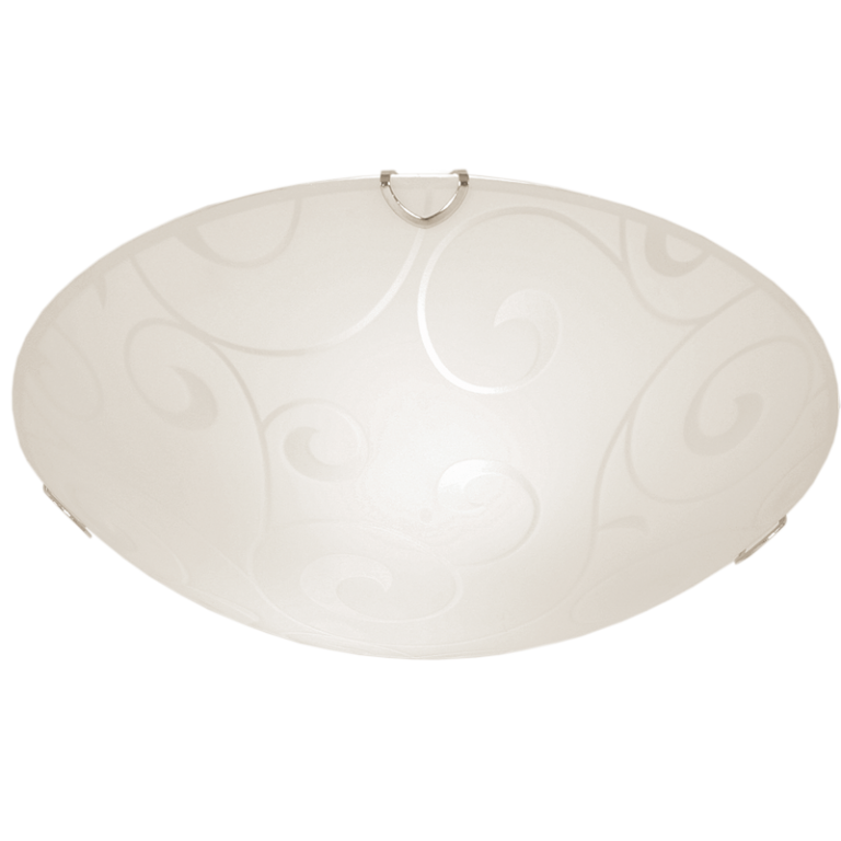 Small Patterned Glass Ceiling Fitting