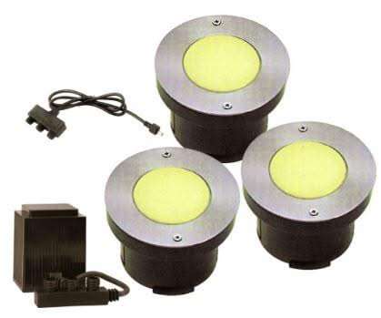 LED Deck Light - Round 3 Light Kit