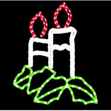 LED Christmas Lights - Candle 2 Motif