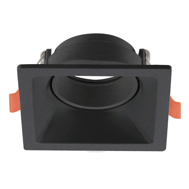 Downlight Holder - Low Glare Square Tilt Polycarbonate