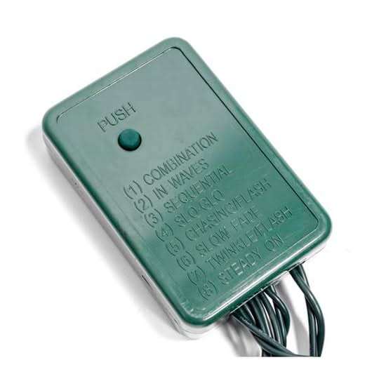 LED Fairy Lights - 12 Meter / Green Cable / Connectable / 8 Function