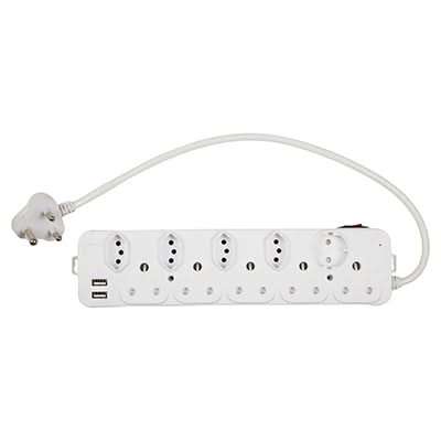 Eurolux 10 Way Multiplug with USB