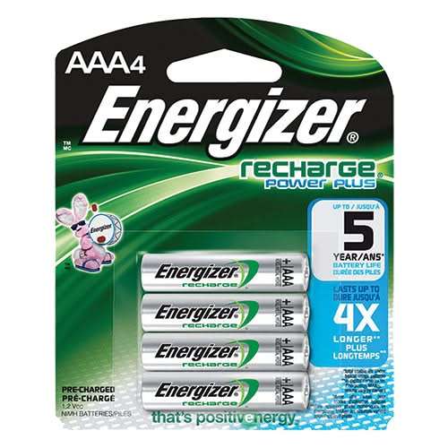 Rechargeable Batteries - AAA 4 Pack