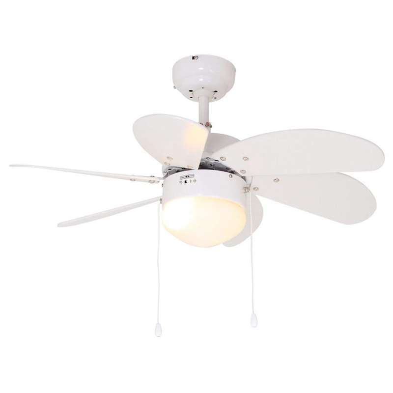 Fan Turbo Swirl 6 Blades White