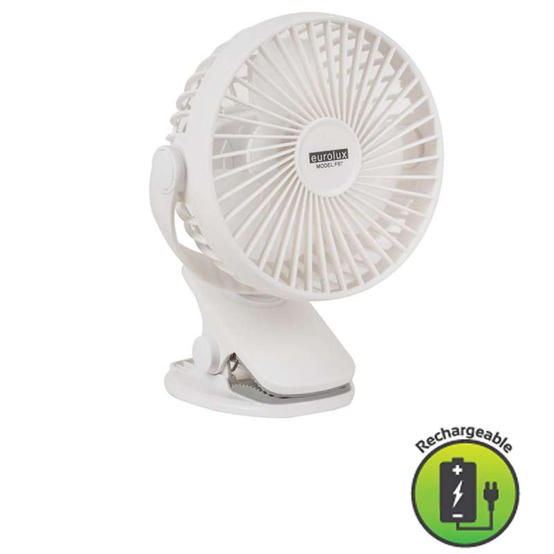 Portable Rechargeable Mini Clip-on Fan