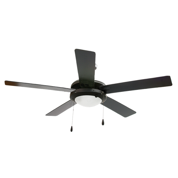 Black 5-Blade Ceiling Fan