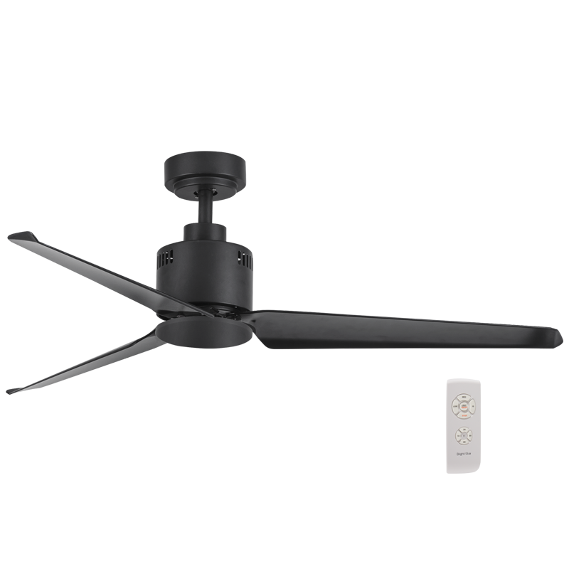 Ceiling Fan - 3 Blade Matt Black