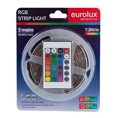 RGB LED Striplight Kit - 3 Meter