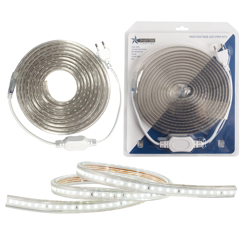 LED 220V Strip Light 5m Kit