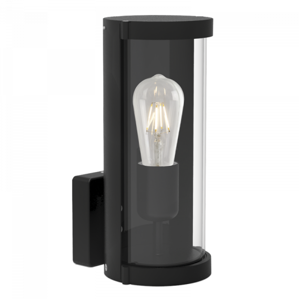 Aluminium Outdoor Wall Light with Clear Glass