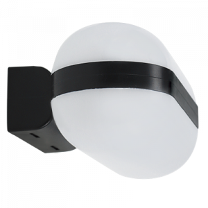 10W Black PC Outdoor LED Wall Light, IP65 Up & Down Facing